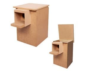 Wooden Cockatiel Nesting Box