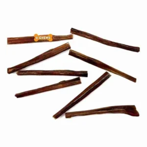 U Chews Beef Pizzle Thin 15cm 5 Pack