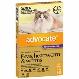 Advocate Flea & Worm Treatment >4kg Cat