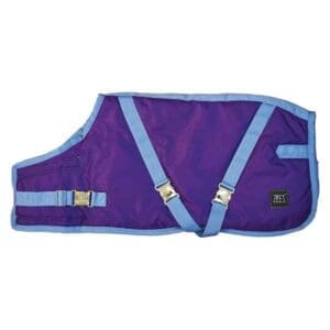 Zeez Supreme Dog Coat  Grape Purple/ Blue